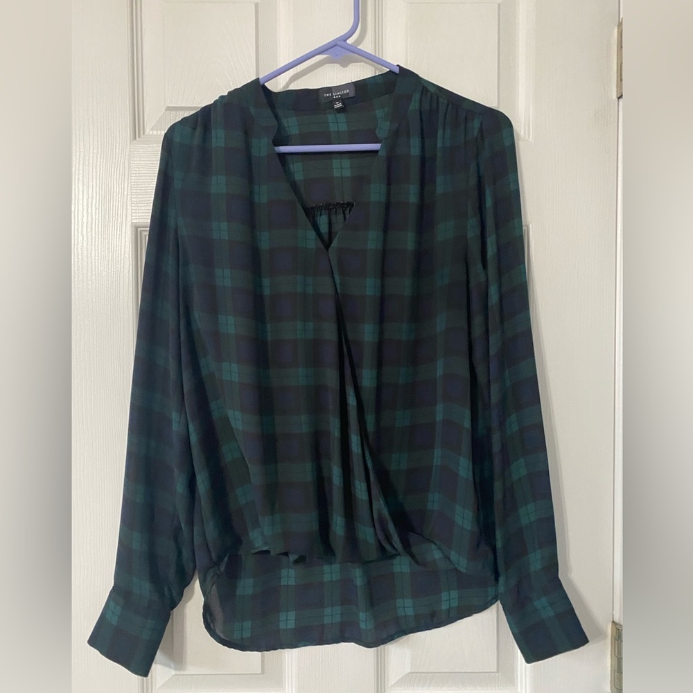 The Limited Women’s Plaid Blouse